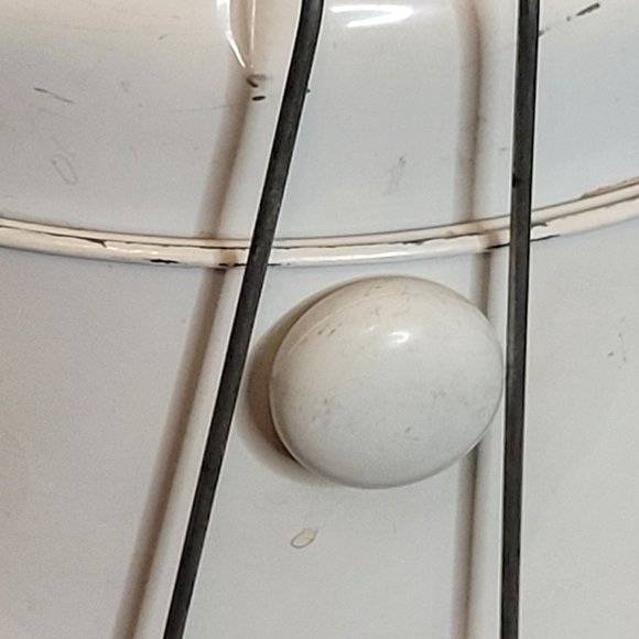 MCM Metal Cake Pie Taker With Handle Scottie Dog Chef Off White Silver 4 Pieces - Picture 6 of 13